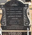 VOSLOO Jacobus Petrus 1886-1956