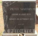 POTGIETER Pieter Marthinus 1876-1953