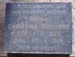 MOSTERT Anna Christina 1853-1945