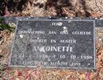 ? Antoinette 1959-1998