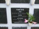 DYK Boet, van 1932-2010 & Hanna 1936-2011 :: VAN DYK Antoinette 1956-