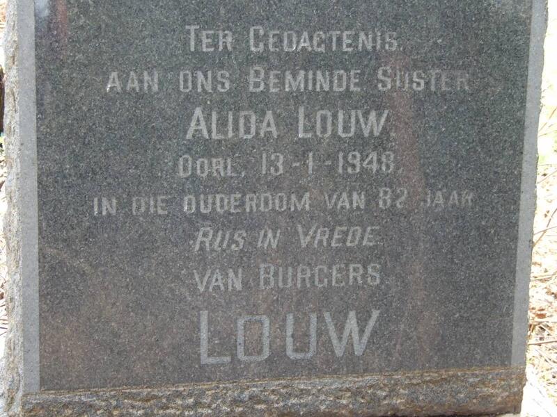 LOUW Alida -1948