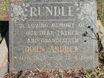 RUNDLE John Andrew 1934-1984