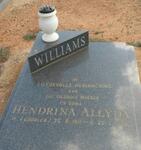 WILLIAMS Hendrina Allyda nee GROBLER 1911-1998