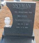 SNYMAN Michael Sophistocles 1913-1984