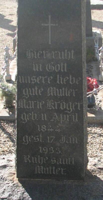 KRÜGER Marie 1844-1933