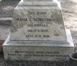 SCHULENBURG Maria E. nee VERMAAS 1880-1918