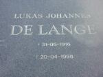 LANGE Lukas Johannes, de 1916-1998