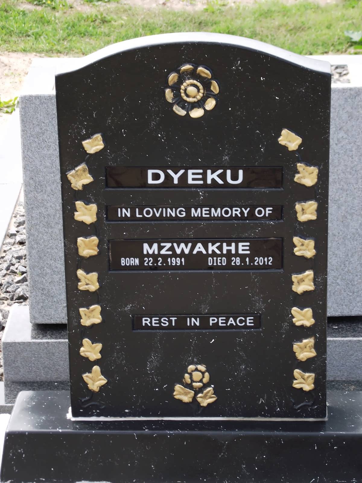 DYEKU Mzwakhe 1991-2012
