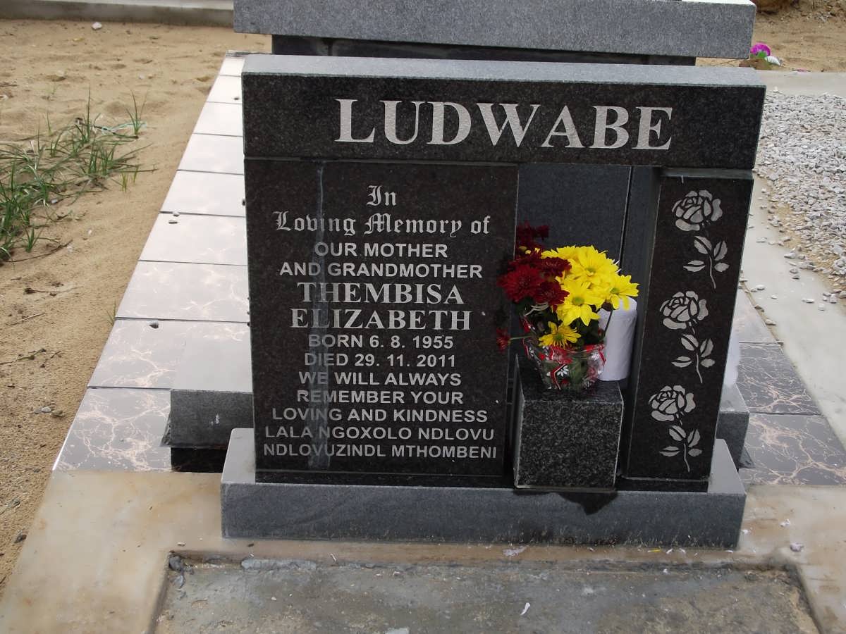 LUDWABE Thembisa Elizabeth 1955-2011
