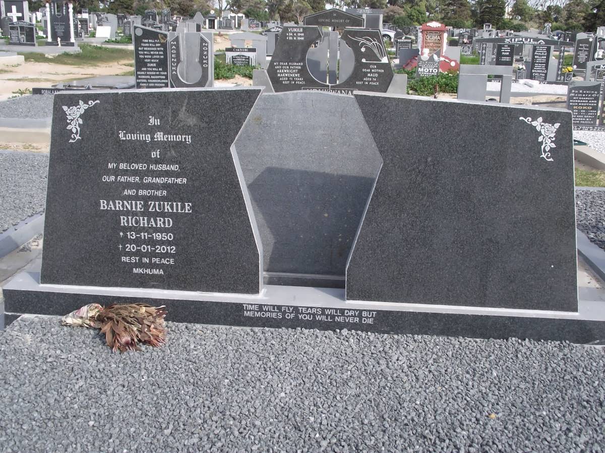MVIMBELI Barnie Zukile Richard 1950-2012