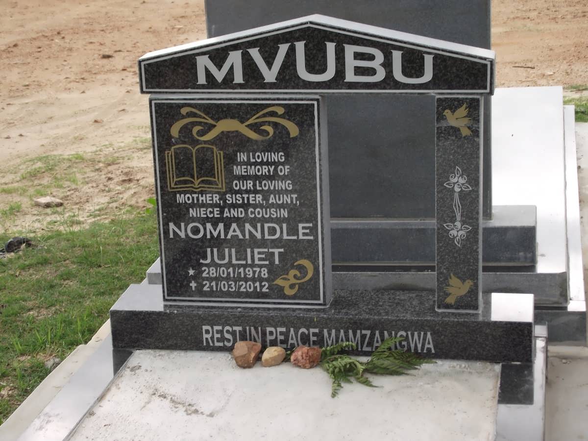 MVUBU - Nomandle Juliet 1978-2012