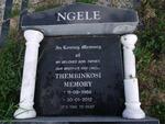 NGELE Thembinkosi Memory 1966-2012