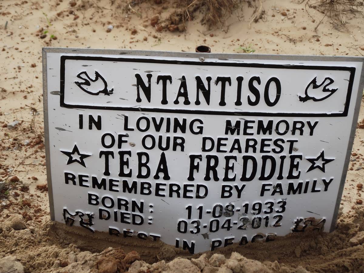 NTANTISO Teba Freddie 1933-2012