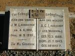 LAUBSCHER J.W. 1861-1935 & A.G. WASSERFALL 1868-1943