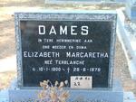 DAMES Elizabeth Margaretha nee TERBLANCHE 1900-1978