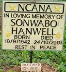 NCANA Sonwabo Hanwell 1942-2003
