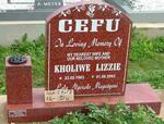 CEFU Kholiwe Lizzie 1963-2003