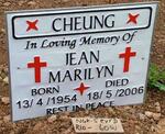 CHEUNG Jean Marilyn 1954-2006