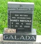 GALADA Nancy Nofezile 1929-2002