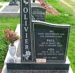 OLIVIER Paul 1921-2002 & Ada 1915-2002