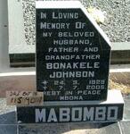 MABOMBO Bonakele Johnson 1929-2005