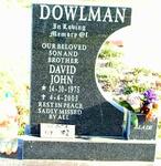 DOWLMAN David John 1975-2005