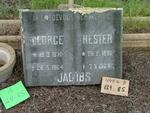JACOBS George 1870-1964 & Hester 1891-1964