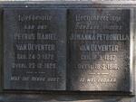 DEVENTER Petrus Daniel, van 1872-1925 & Johanna Petronella 1887-1916