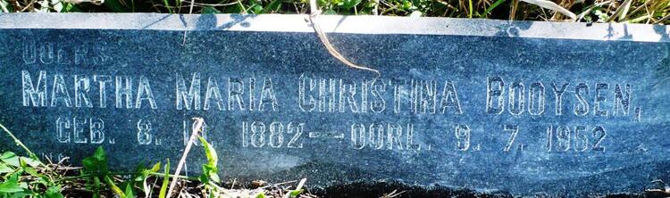 BOOYSEN Martha Maria Christina 1882-1952