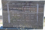 GELDENHUYS Mattheus L. 1907-1988 & Maria M.S. CONRADIE 1897-1981