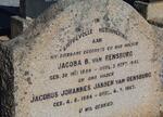 RENSBURG Jacobus Johannes, Jansen van 1884-1967 & Jacoba B. 1889-1941