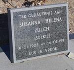 ZULCH Susanna Helena 1903-1991