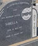 TOIT Sibella, du 1915-1967