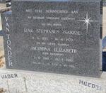 TONDER Izak Stephanus, van 1893-1970 & Jacomina Elizabeth HANEKOM 1910-1990 