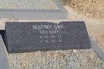 GEE Mattie nee KEET 1915-1996
