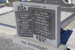 RENSBURG Willem Francois Petrus, van 1895-1977 & Hester Woutrina Margaretha 1902-1984