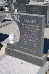 CALITZ F.J. 1921-1982 & G.J. 1925-1993