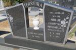 FERREIRA Phillie Philippina Petronella nee le ROUX 1925-1982