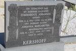 KERSHOFF Everhardus Johannes 1901-1974 & Johanna Margaretha Magdalena MOUTON 1907-1992