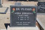 PLESSIS Anna Johanna, du nee CILLIE 1928-2003