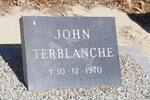 TERBLANCHE John -1970