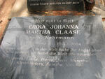 CLAASE Erika Johanna Martha nee WEHRMANN 1940-2004