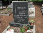 LANGE Margi Johanne Dorothea Margarethe nee WENHOLD 1919-1982
