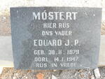 MOSTERT Eduard J.P. 1879-1947