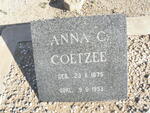 COETZEE Anna C. 1875-1953