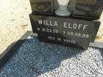 ELOFF Willa 1959-1988