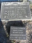 HUMAN Petrus Johannes 1894-1959 & Elizabeth Sophia DELPORT 1898-1981 :: HUMAN Joaghim H. 1915-1982