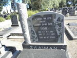 ZAAIMAN Fanie 1919-1969