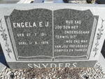 SNYDERS Engela E.J. 1911-1979